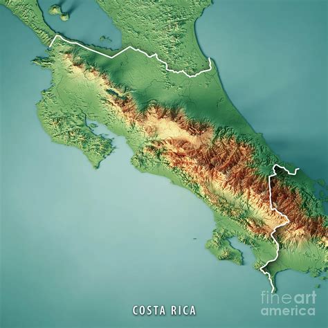 Topographic Maps Of Costa Rica Topographic Map Printable Printable Maps