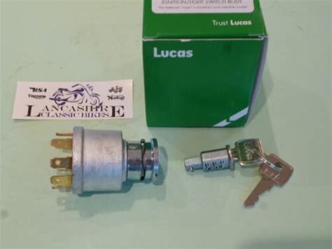 Bsa A65 Triumph T120 Tr6 T140 Oif Lucas Ignition Switch And Keys Lu30552