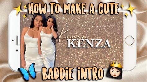 How To Make A Simple And Cute Baddie Intro Tutorial🦋👑 Using Free Apps