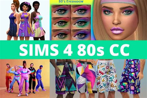 29 Sims 4 80s Cc Enjoy The Retro Vibes We Want Mods