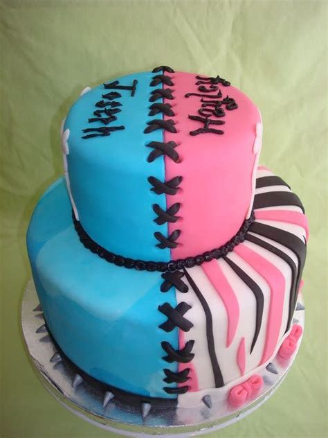 Special cake cake tiered cakes victoria sponge cake cupcake cakes twins cake 40th birthday cakes cake decorating twin birthday cakes. Boy/Girl Twin Cake | Twins cake, Twin birthday cakes, Kids ...