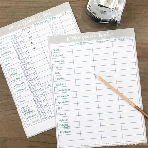 Plan online with the kitchen planner and get planning tips and offers, save your kitchen design or send your online kitchen planning to friends. Free Printable Kitchen Planning Tools | Diy kitchen ...
