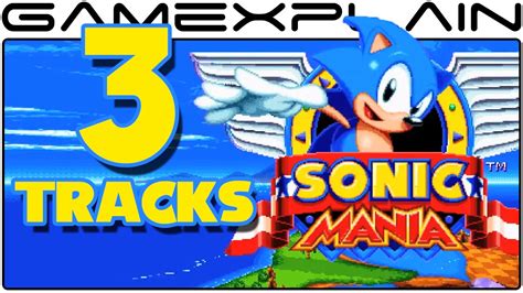 3 Music Tracks From Sonic Mania Soundtrack Youtube