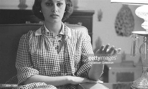 Actress Sophia Loren Poses For A Portrait Session In 1958 In Los