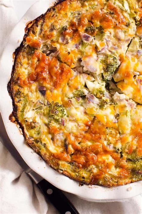 Crustless Broccoli Quiche