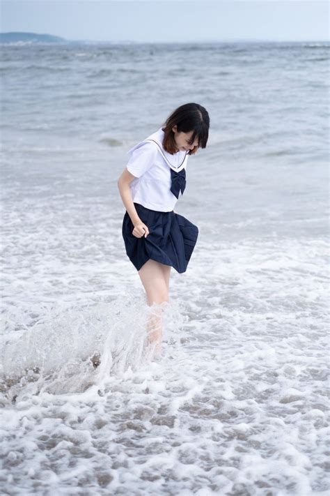 Japanese Asian Teen Cutie Topless Bikini Beach Outdoor Petite Skinny