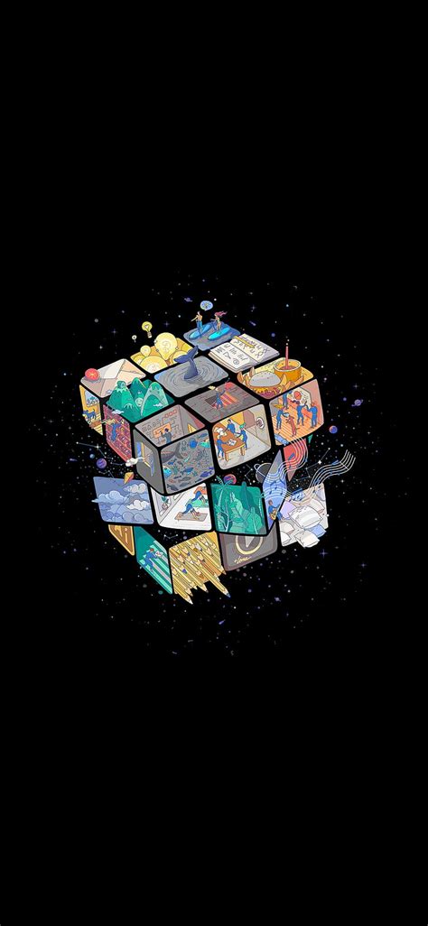 Hd Wallpaper 3 By 3 Rubiks Cube Water Macro Puzzle Motion Multi Colored Wallpaper Flare