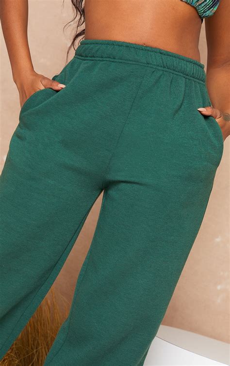 Forest Green Casual Joggers Trousers Prettylittlething Aus