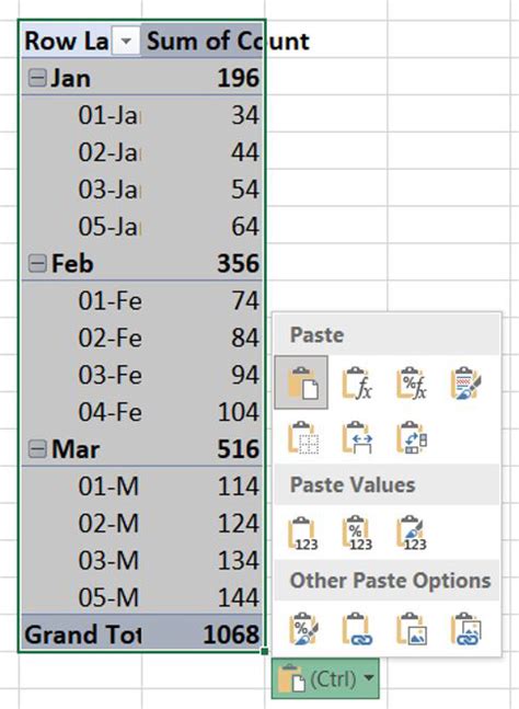 Como remover a tabela dinâmica mas manter os dados no Excel Acervo Lima