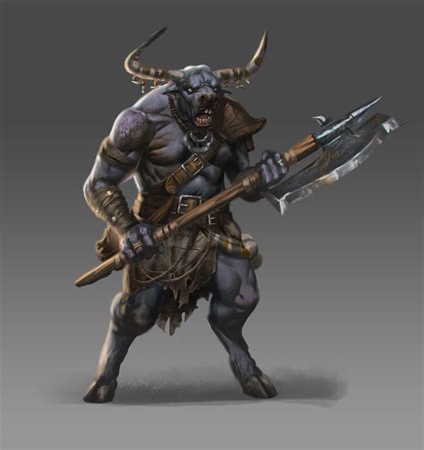 Homm3 Remake Minotaur Dungeons And Dragons Characters Fantasy