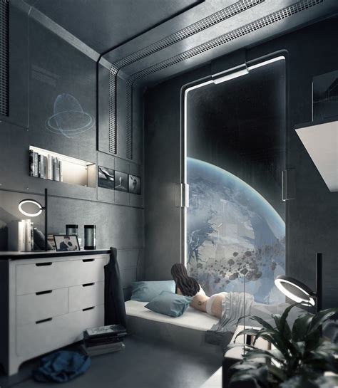 Finished New Earth A Space Habitat Interior Room In Ue4 — Polycount