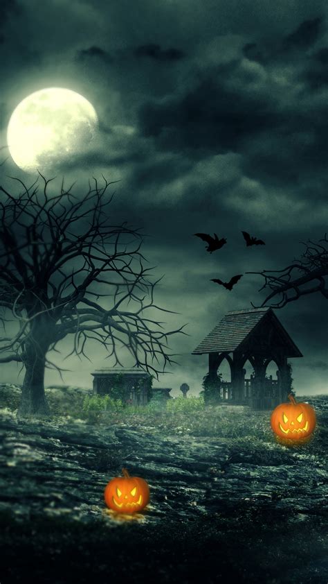 Haunted Halloween Iphone Wallpaper Hd
