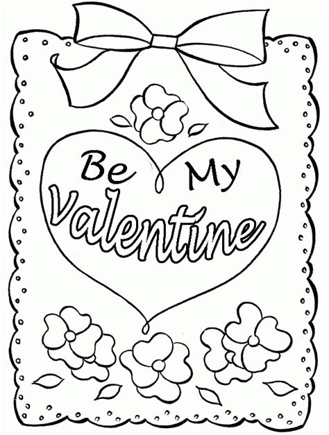 43+ free printable coloring valentines day cards Coloring valentines