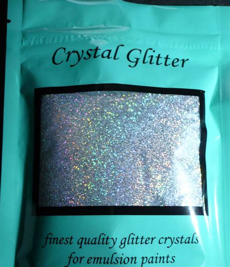 Crystal Glitter For Emulsion Paint Diamond Silver With Holographic