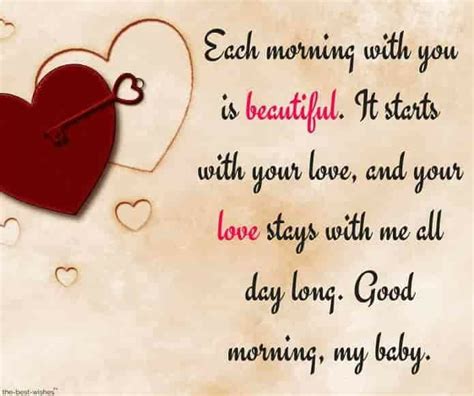 Positive Good Morning Messages Morning Message For Him Romantic Good