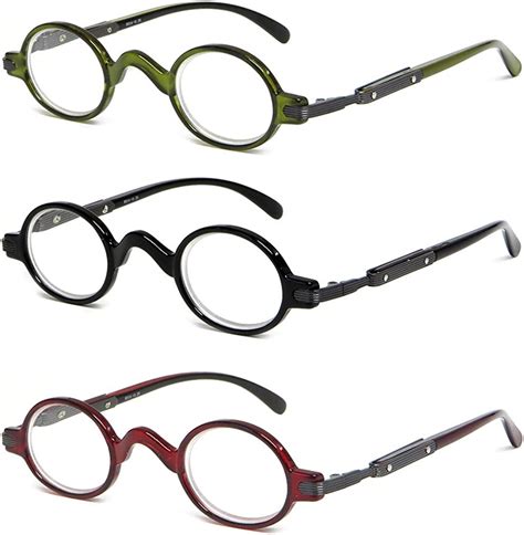 Buy Calabria R314 Vintage Professor Oval Reading Glasses Incredibly Lightweight Online At Lowest