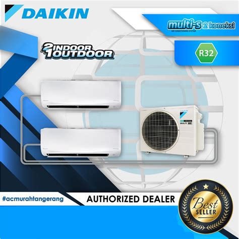 Jual AC Daikin Multi S 2 Koneksi 1 2 PK 1 5 PK MKC50SVM4 Shopee