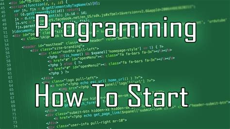4 Things You Need To Learn Programming Youtube