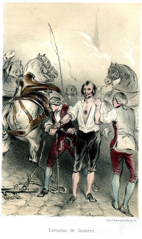 Histoire Des Jésuites Ii P304 Exécution De Damiens Par T Fragonard Free Stock Illustrations
