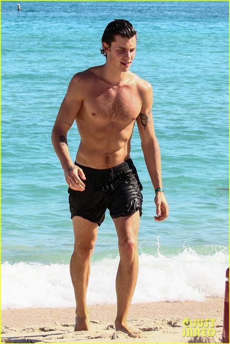 Full Sized Photo Of Shawn Mendes Shows Off His Shirtless Bod At The Beach 35 Shawn Mendes
