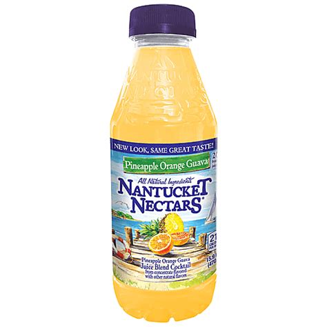 Nantucket Nectars Pineapple Orange Guava 159 Fl Oz Plastic Bottle