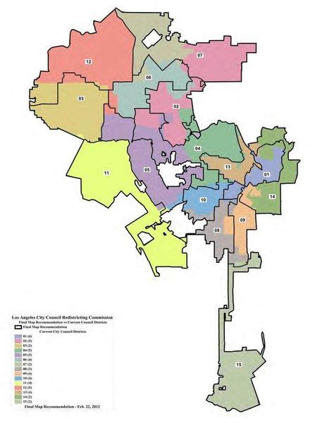 Los Angeles Districts Map