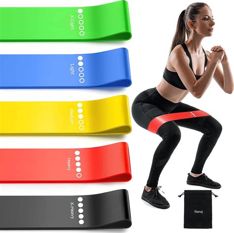 Resistance Bands Exercise Workout Bands For Women And Men Set Of Stretch Bands For Booty