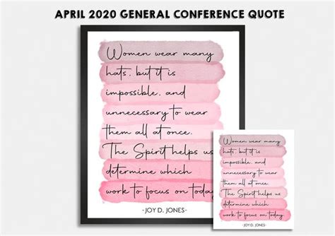 April 2020 General Conference Quote Lds Quotes Lds Relief Etsy