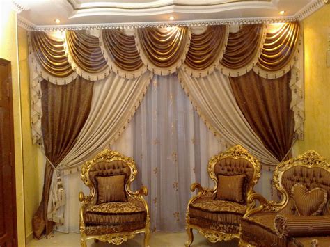 Luxury Curtain Designs For Small Gold Living Room Window Interior