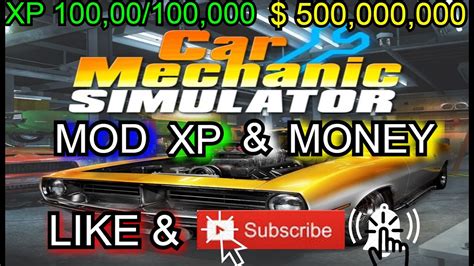 Mod XP & Money Car Mechanic Simulator 2018(PC) - YouTube