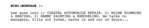 How To Write A Montage In A Script A Quick And Dirty Guide