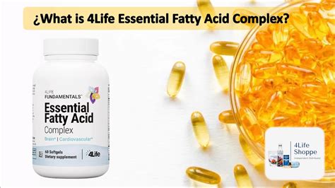 What Is 4life Essential Fatty Acid Complex Youtube