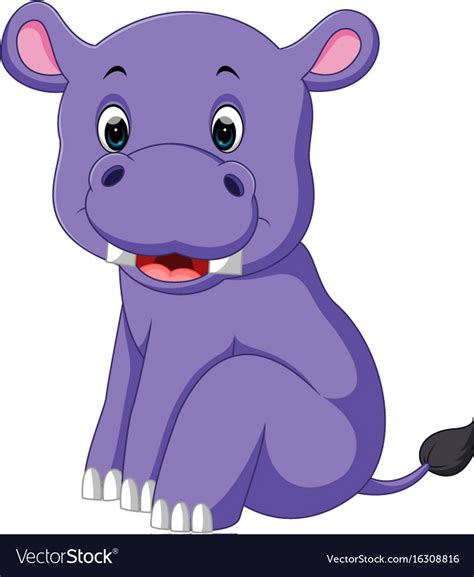 Baby Hippo Clip Art Vector Graphics Baby Hippo Eps Clipart Vector My