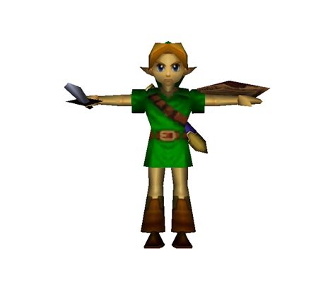 Gamecube Super Smash Bros Melee Young Link Low Poly
