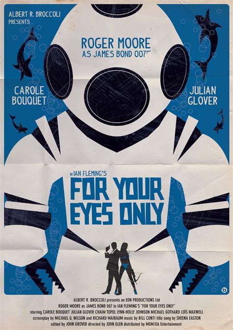 For Your Eyes Only James Bond Movie Posters James Bond Books James