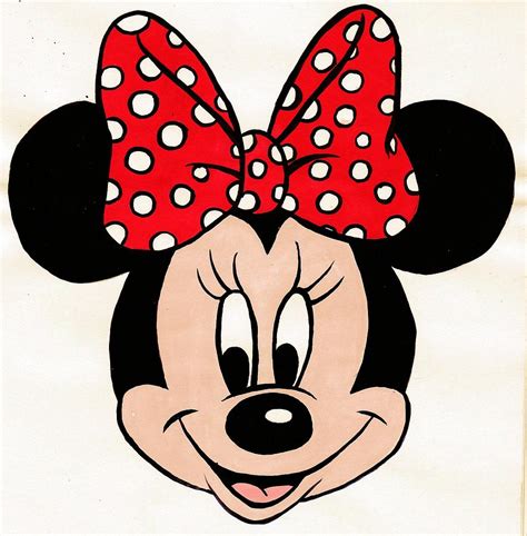 How To Draw Minnie Mouse Easy Drawing Youtube