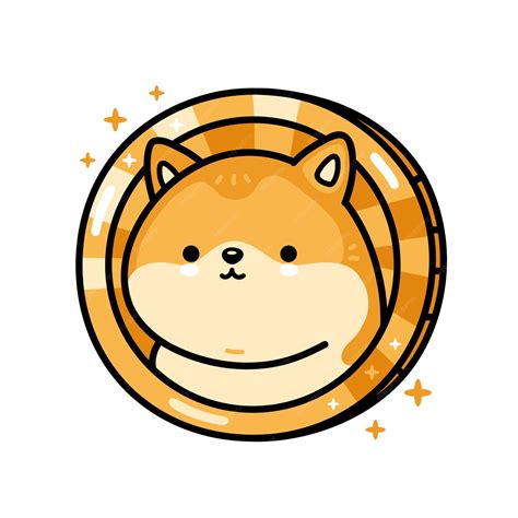 Premium Vector Cute Funny Dogecoin Character Icon