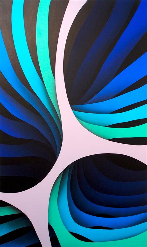 Optical illusions, abstract geometry and colour from three different ...