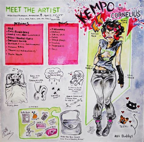 Meet The Artist By Kempo Cornelius Meet The Artist Artist Comic