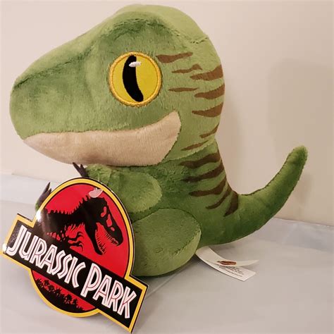 Jurassic Park World Plush Green Velociraptor Dinosaur 6” Dominion 2022 New Ebay