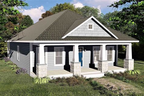 Southern Cottage With Porches In Front And Back 25001dh