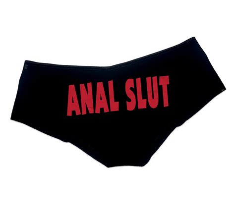 Anal Slut Panties Anal Sex Sexy Fun Funny Booty Womens Underwear Bold