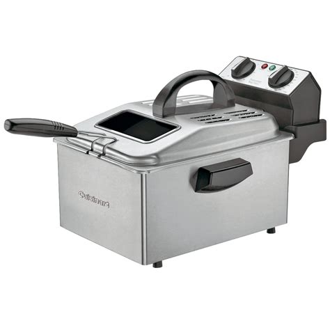 fryer deep professional cuisinart waring stainless pro cdf walmart brushed watt 1800 compact fryers 250c daddy americanlisted zoom station texas