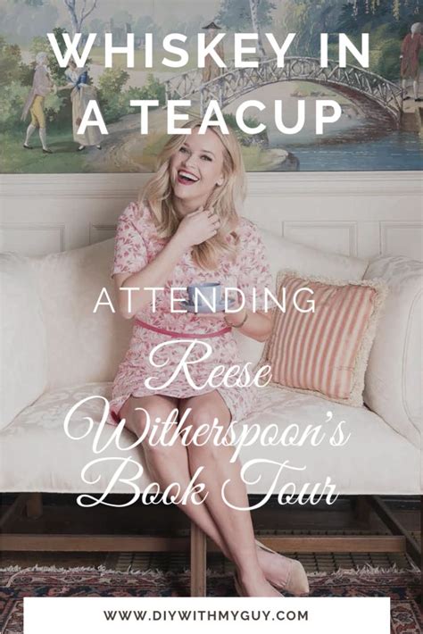 Reese Witherspoons Whiskey In A Teacup Book Tour Review In 2020 Book