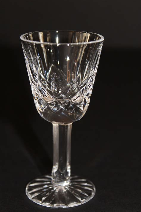 Eight Waterford Crystal Lismore Cordial Liqueur Glasses Ebth