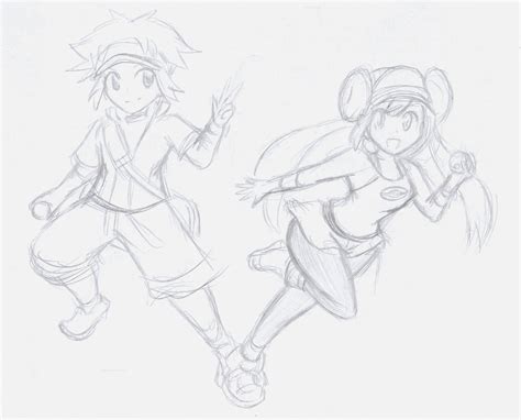 New Unova Trainers Remastered Sketch By Xero J On Deviantart