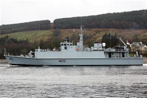 Vessel Details For Hms Bangor Military Ops Imo 4906783 Mmsi