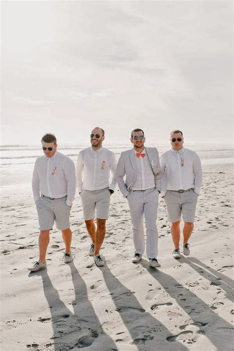 With our experience of being on the beach for hundreds of weddings, we would recommend a more casual approach to beach groom attire, not only because we would like our groom to be happy and. 27 Beach Wedding Groom Attire Ideas | Beach wedding groom ...