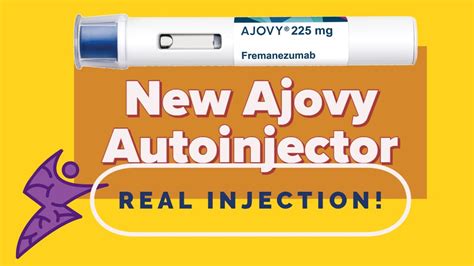 Ajovy Autoinjector Stop Migraines So Easy Real Injection Youtube