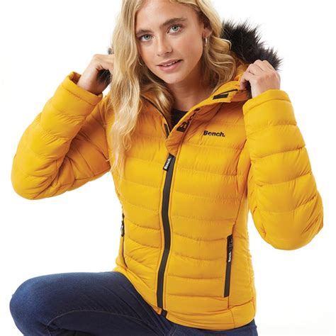 Buy Bench Womens Ludlow Jacket Mustard